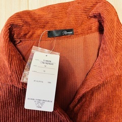 【新品タグ付き】 レディース 冬服 ワンピース 茶色 冬ワンピース 膝下 Mの画像