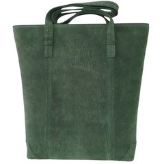 Do-52 シャーク　ハンドバッグ　緑　グリーン　本革　艶消　レディースの画像