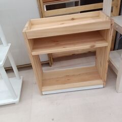 ★ジモティ割あり★  サイドボード 木目 W55×D24.2×H...