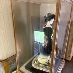 【ガラスケース付】日本人形の画像