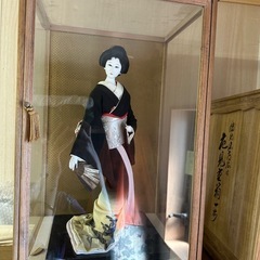 【ガラスケース付】日本人形