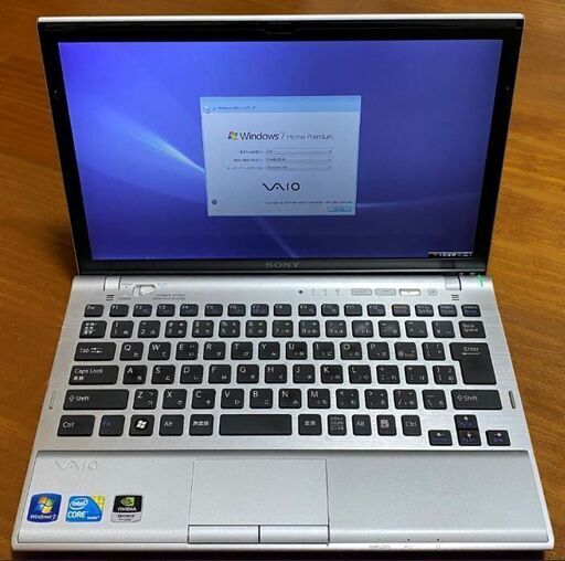 ジャンク品■SONY VAIO VPCZシリーズ 13.1型 CPU Corei5 メモリ 4G 軽量薄型 シルバー