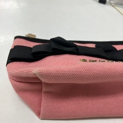 ☆値下げ☆K2410-247 TOCCA コスメポーチ ピンク スレ汚れ有りの画像