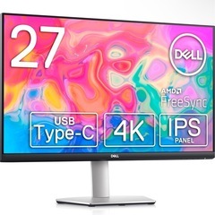 超美品 Dell S2722QC 27インチ 4K USB Ty...