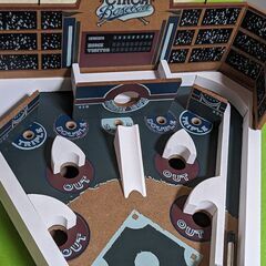 (商談中)未使用品■WOODEN BASEBALL GAME★木製 野球盤ゲーム★レトロ感ただようボードゲーム◎の画像