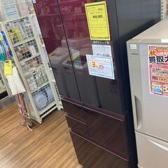 値下げしました！！　500Lの大容量！！3ヶ月保証付き！！冷蔵庫　シャープ　SJ-GX50E-R　2018年製　幅(W)685mm × 奥行(D)699mm ×  高さ(H)1833mm