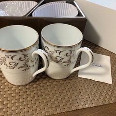 新品⭐︎未使用　ノリタケ　ペアマグカップ