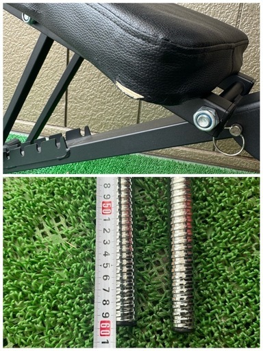 ベンチ台 +バーベル+重り セット