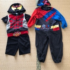 ハロウィン　仮面ライダー　兄弟