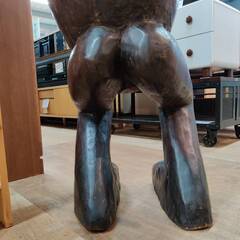 【愛品倶楽部柏店】リクティ マコンデ族 フィギュアドラム アフリカ 擬人化太鼓の画像