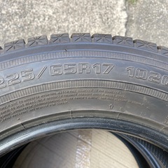 1010-1)はめ替え込み！225/65R17 グッドイヤースタッドレス アイスナビSUV中古2本セット！の画像