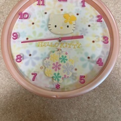 20日までの出品・キティちゃん掛け時計