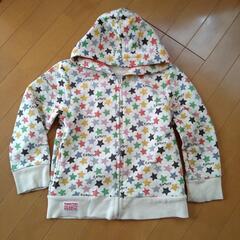 子供服　130　秋冬用パーカー　一部汚れあり品。の画像
