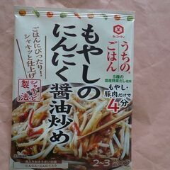 【無料】新品　キッコーマン調味料　うちのごはん　もやしのにんにく...