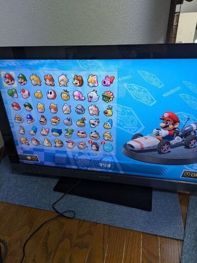 テレビSONY40インチ　カラーボックス付き