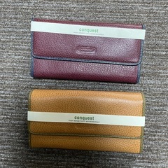 長財布　未使用品二つセット！conquest