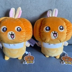 新品タグ付き　カボチャうさぎ　2点