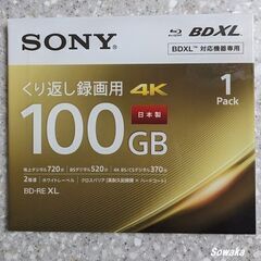 ■新品 ＳＯＮＹ製★録画用ＢＤ-ＲＥ ＸＬ 1枚★繰り返し録画用...