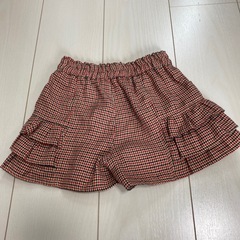 ①キュロットスカート　110cmの画像
