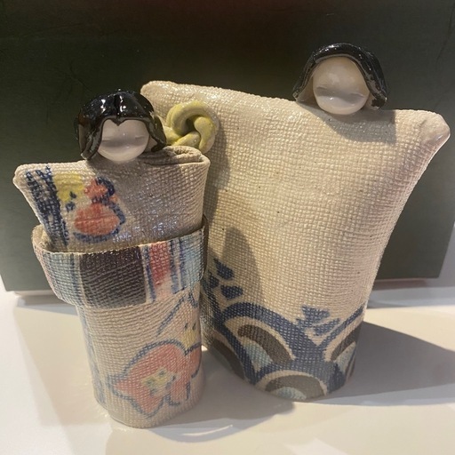美品　雛人形　ひな人形　陶器　箱あり