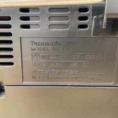 【REGASTOCK川崎店】【動作確認済み】Panasonic パナソニック MASH ポータブルステレオCDシステム RX-DS13 CDラジカセ FM/AMラジオの画像