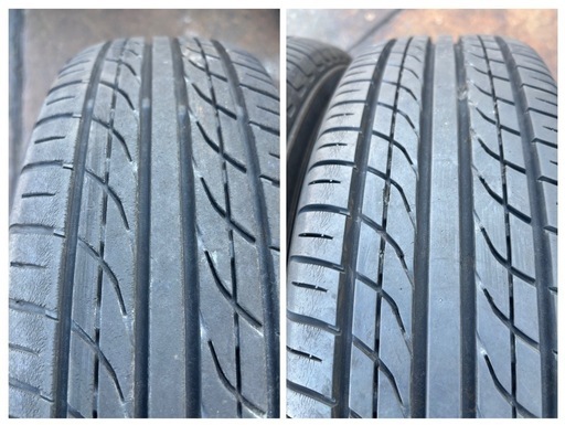 
中古　155/65r14 タイヤ・アルミ　セット