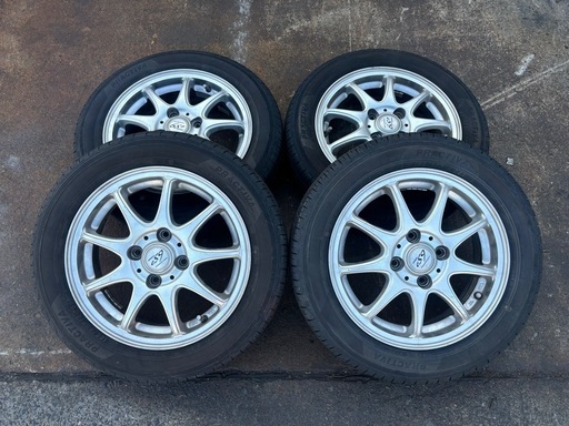 中古　155/65r14 タイヤ・アルミ　セット