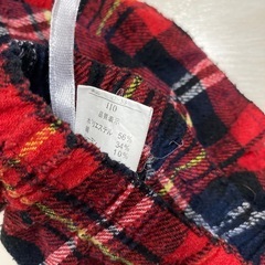 ⑥キュロットスカート　110cmの画像