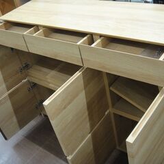 143/610 ISSEIKI REN 多用途 リビングボード ナチュラルカラー 美品の画像