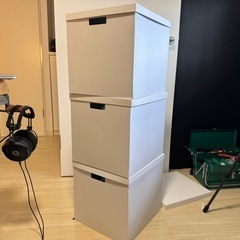 決定済みIKEA TJENA 3セット ティエナ