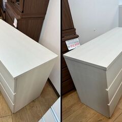 ♪ニトリ フォウ2 105LC♪シンプルなローチェスト♪の画像