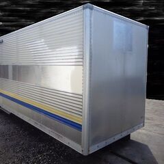 トラックコンテナ 箱 4560x1900x2350 ロング アルミバン 冷凍冷蔵 保冷 倉庫 物置 ガレージ コンテナハウス 愛媛よりの画像