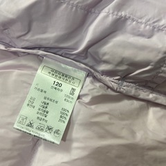 ダウンジャケット　120サイズの画像