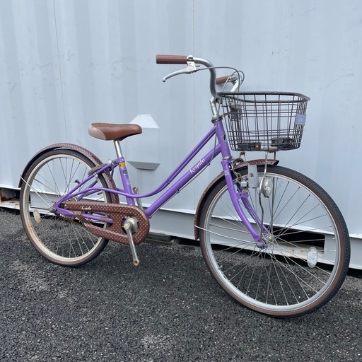 【都内/千葉引取】子供用自転車 22インチ 鍵/ライト付 身長135-155cm