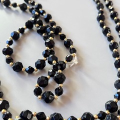 黒曜石のネックレスの画像