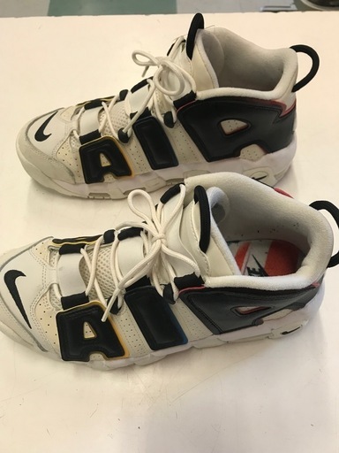 スニーカー　NIKE モアアップテンポ　DM1297-100 26.5cm モアテン　ナイキ　靴　カラフル　おしゃれ　かわいい　白　赤