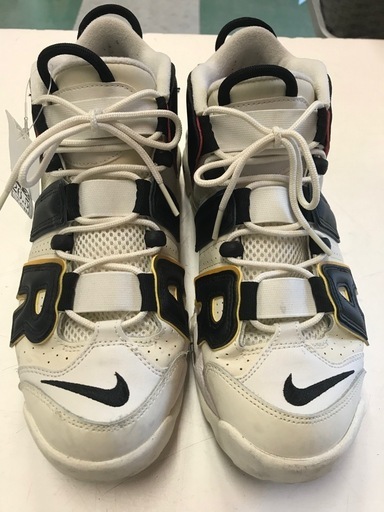 スニーカー　NIKE モアアップテンポ　DM1297-100 26.5cm モアテン　ナイキ　靴　カラフル　おしゃれ　かわいい　白　赤　青　黄　貝塚　二色浜　ジャングルジャングル　服　ファッション　メンズ　レディース　足