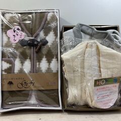  HOT快息 セラミック肌着 サイズM バスト79-87 ルームウェア サイズ73×105cm 2点セット品 ベスト ガウン 未使用品 良品の画像