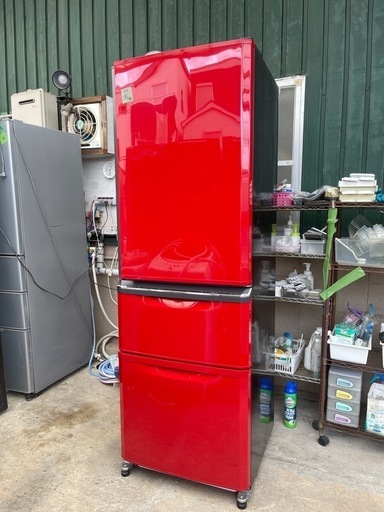 激安三菱　3ドア冷蔵庫　MR-C37EW-R 容量370L