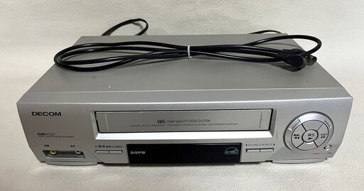 【終】【G620】DECOM/大宇電子/VHSビデオデッキ/KVR-45T/ビデオカセットレコーダー/動作確認済