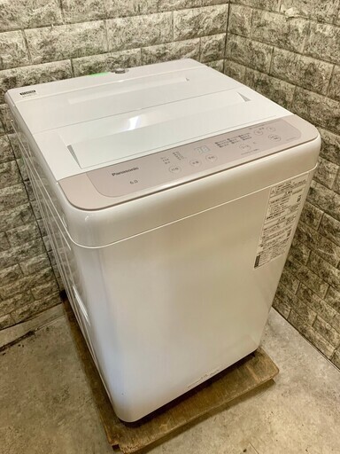 【美品】大阪送料無料★3か月保障付き★洗濯機★2022年★パナソニック★６kg★NA-F60B15★S-561