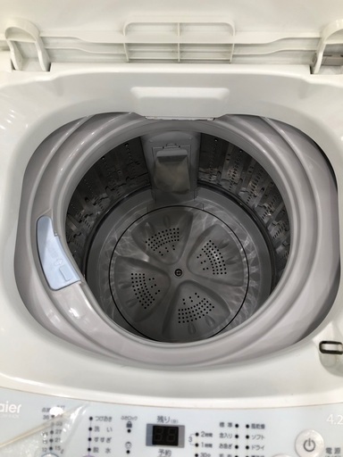 【半年間動作保証付き】Haier  洗濯機4.2kg 2015年製
