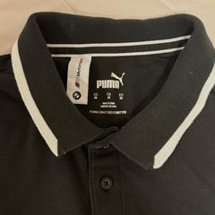 【新品】PUMA BMW コラボ　バックロゴ　襟袖配色　完売モデル　ポロシャツの画像