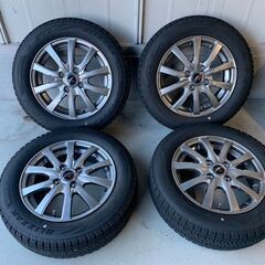 ☆バリ溝・2022年製スタッドレス VRX2!!☆ Fang　14インチ　4.5J　PCD100　4穴　ET45　ハブ径約64　BRIDGESTONE BLIZZAK 165/65R14