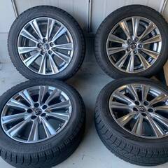 ☆バリ溝・2020年製スタッドレス☆ 30 アルファード 純正 18インチ　7.5J　PCD114.3　5穴　ET45　ハブ径60　BRIDGESTONE BLIZZAK VRX　235/50R18