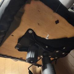 (ジャンク品)本革リクライニングチェアの画像