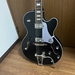 Epiphone swingster Black Aged Gloss フルアコ エレキギターの画像