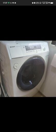 2020年製SHARP ES-H10E-WR WHITE　ドラム式洗濯乾燥機