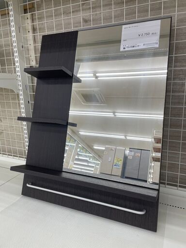★ジモティ割あり★ IKEA 吊り下げミラー 茶 H78×D11×W60 クリーニング済み TJ9111