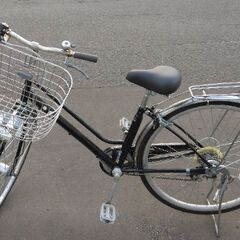 【売約済み】27インチ ? 中古 ノーパンク 自転車 13,800円 ?6段切替 ?鍵新品 ?オートライト付 新規防犯登録料コミ 457